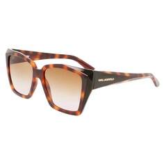 Солнцезащитные очки Karl Lagerfeld Butterfly, коричневый