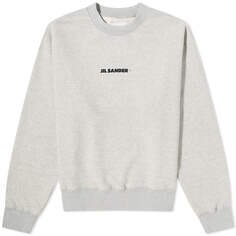 Толстовка Jil Sander Logo Crew Sweat