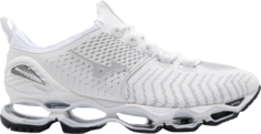 Кроссовки Wave Prophecy Waveknit White, белый Mizuno