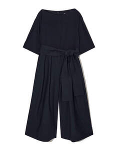 Комбинезон Cos Belted Wide Leg Jumpsuit, темно-синий