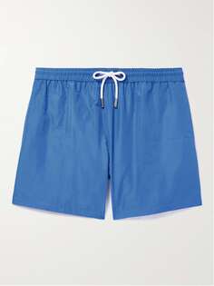 Облегающие плавательные шорты средней длины THOM SWEENEY, синий