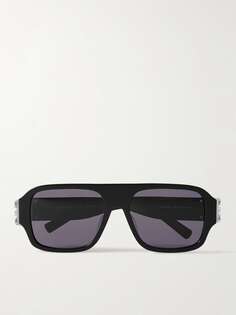 Солнцезащитные очки в D-образной оправе из ацетата GIVENCHY, черный