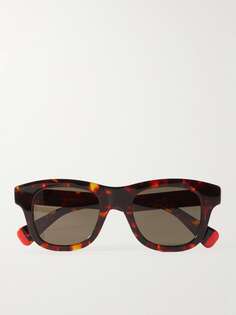 Солнцезащитные очки D-оправы черепаховой расцветки из ацетата KENZO, черепаховый