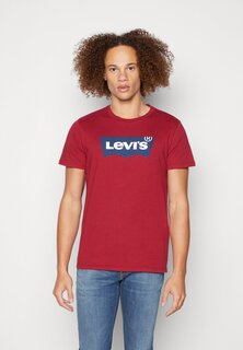 Футболка с принтом Levi&apos;s, красный Levis