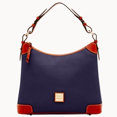 Сумка хобо Dooney &amp; Bourke Pebble Grain, темно-синий