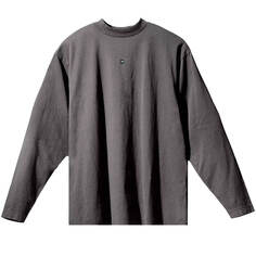 Лонгслив Yeezy Gap Engineered by Balenciaga Logo, темно-серый