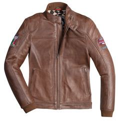 HolyFreedom Due Мотоцикл Кожаная куртка, коричневый