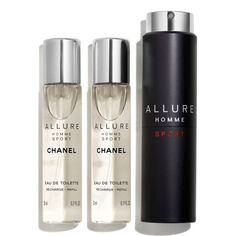 Chanel Allure Homme Sport набор: туалетная вода для мужчин, 3x20 мл/1 упаковка.