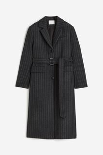 Пальто H&amp;M Wool-blend, темно-серый H&M