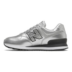 Кроссовки New Balance Wl574, silver/black