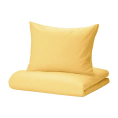 Комплект постельного белья Ikea Nattsvarmare, желтый
