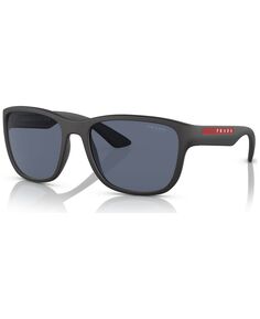 Мужские солнцезащитные очки active 59, ps 01us59-x PRADA LINEA ROSSA, мульти