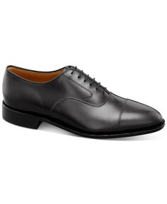 Мужские оксфорды melton cap toe Johnston &amp; Murphy, черный