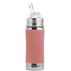 Термо-бутылочка для кормления 325 мл, Pura Kiki Stainless Steel, розовый