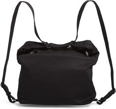 Хлопковая трансформируемая сумка-рюкзак на плечо Vera Bradley, черный