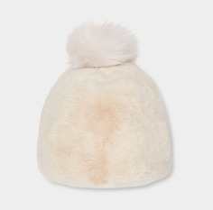 Зимняя шапка Faux Fur Beanie W Pom UGG, белый