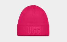 Шапка 3D Graphic Logo Beanie UGG, розовый