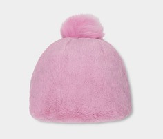 Зимняя шапка Faux Fur Beanie W Pom UGG, розовый