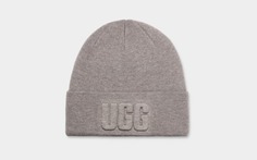 Шапка 3D Graphic Logo Beanie UGG, серый