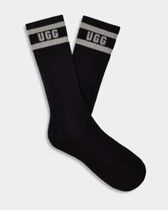 Носки Lathan Logo Crew Sock UGG, черный