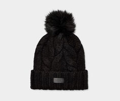 Шапка Cable Beanie W Pom UGG, черный