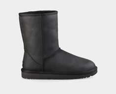 Угги Classic Short Leather UGG, черный