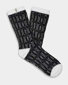 Носки Leslie Graphic Crew Sock UGG, черный