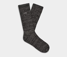 Носки Trey Rib Knit Slouchy Crew UGG, черный