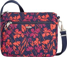 Сумка кросс-боди Travelon Women&apos;s Anti-Theft-Class Small East/West, мультиколор