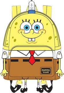 Мини-рюкзак из искусственной кожи Loungefly SpongeBob SquarePants, желтый мульти