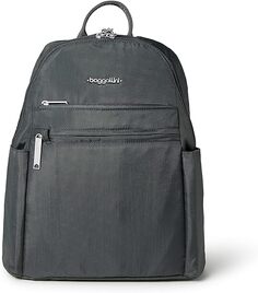 Женский рюкзак Baggallini Securtex для отдыха с защитой от кражи, угольный