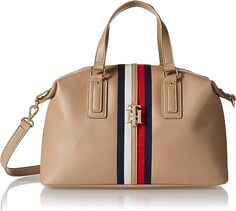 Женская сумка через плечо Tommy Hilfiger Jaden Satchel, бежевый