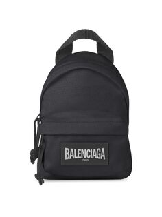 Негабаритный мини-рюкзак Balenciaga, черный