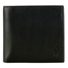 Кожаный кошелек Polo Ralph Lauren, черный