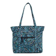 Сумка-тоут Vera Bradley Cotton Women&apos;s, черный/голубой