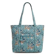 Сумка-тоут Vera Bradley Cotton Women&apos;s, бирюзовый/желтый