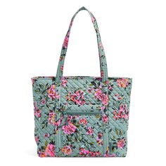 Сумка-тоут Vera Bradley Cotton Women&apos;s, бирюзовый/розовый