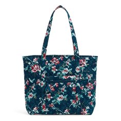 Сумка-тоут Vera Bradley Cotton Women&apos;s, темно-бирюзовый/красный