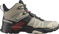 Походные мужские ботинки Salomon X Ultra 4 Mid Gore-Tex, хаки/черный/бежевый