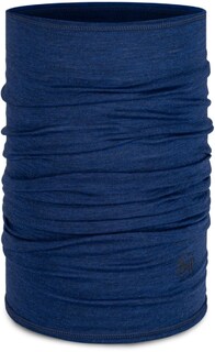 Легкий многофункциональный галстук из мериноса Buff, синий