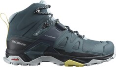 Походные женские ботинки Salomon X Ultra 4 Mid Gore-Tex, серый/синий