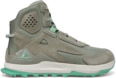 Походные женские ботинки Altra Lone Peak Hiker 2, серый/зеленый