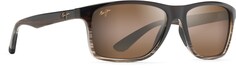 Береговые поляризованные солнцезащитные очки Maui Jim, коричневый