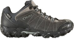 Низкие водонепроницаемые походные мужские ботинки Oboz Bridger, темно-серый