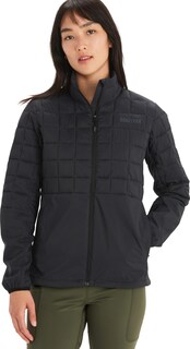 Гибридная утепленная куртка без перьев Echo — женская Marmot, черный