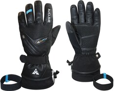 Панорамные кожаные перчатки AUCLAIR, черный