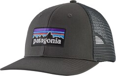 Кепка дальнобойщика с логотипом P-6 Patagonia, серый
