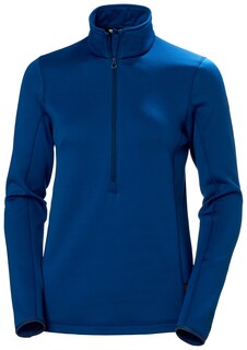 Эластичный базовый слой с молнией до половины длины Odin Power — женский Helly Hansen, синий