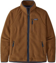 Куртка с ворсом в стиле ретро – мужская Patagonia, коричневый