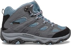 Походные ботинки Moab 3 Mid водонепроницаемые — детские Merrell, серый